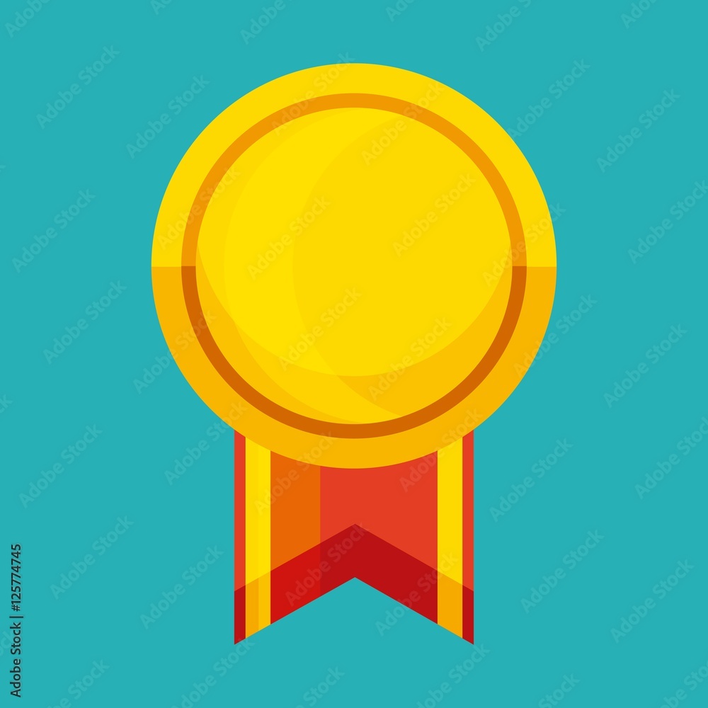 winner medal isolated icon vector illustration design winner medal isolated icon vector illustration design