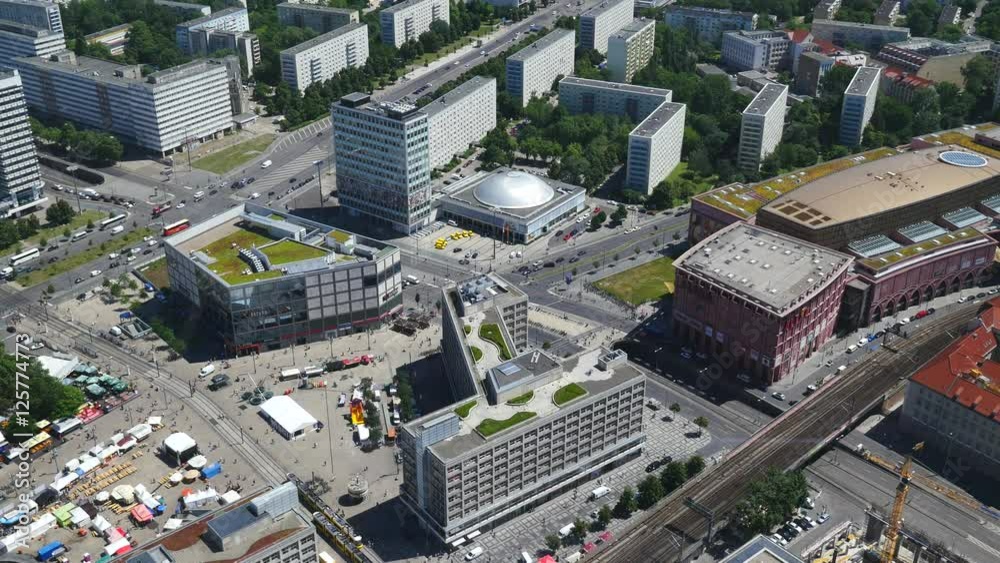 Aerial view of Berlin the capital of Germany Aerial view of Berlin the capital of Germany