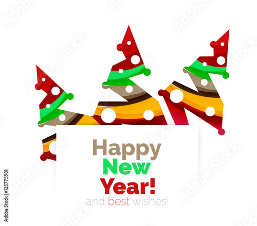 Christmas sale  vector greeting card or banner