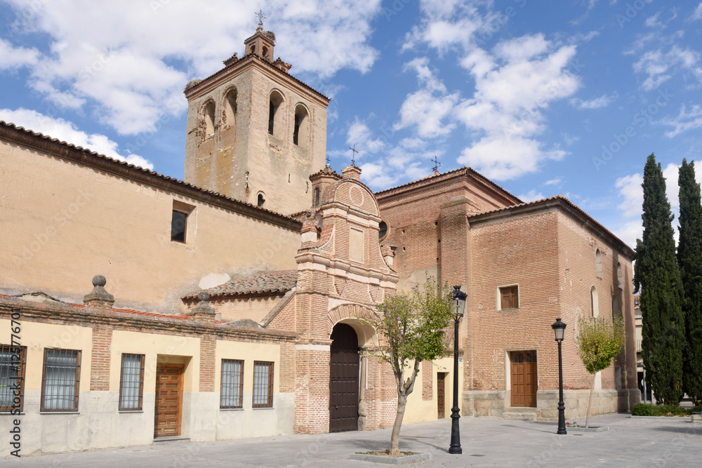 El Salvador church of Arevalo, Avila province, Castilla y Leon, Spain