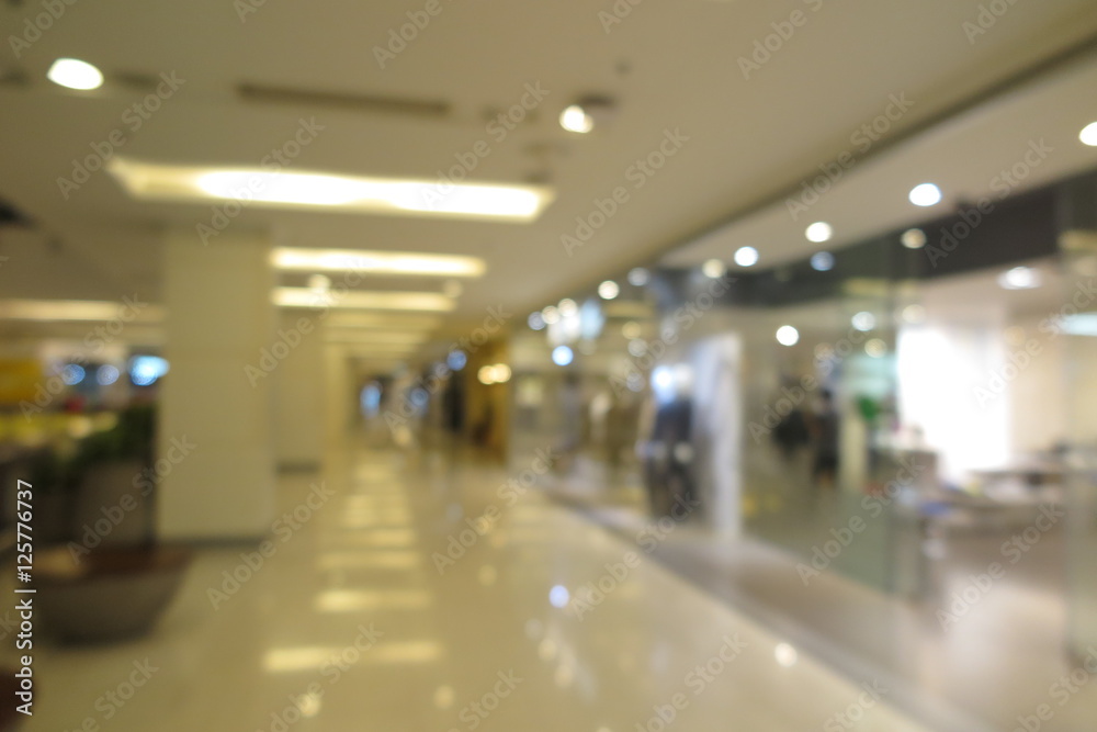 Mall interior, Shopping Department Store blur abstract background Mall interior, Shopping Department Store blur abstract background