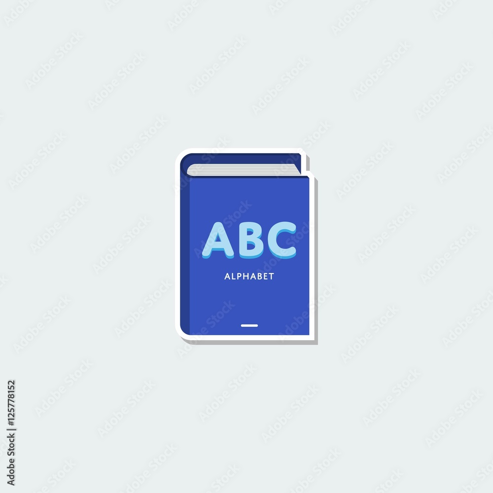 School symbol - ABC book. Elementary school education, learning ...