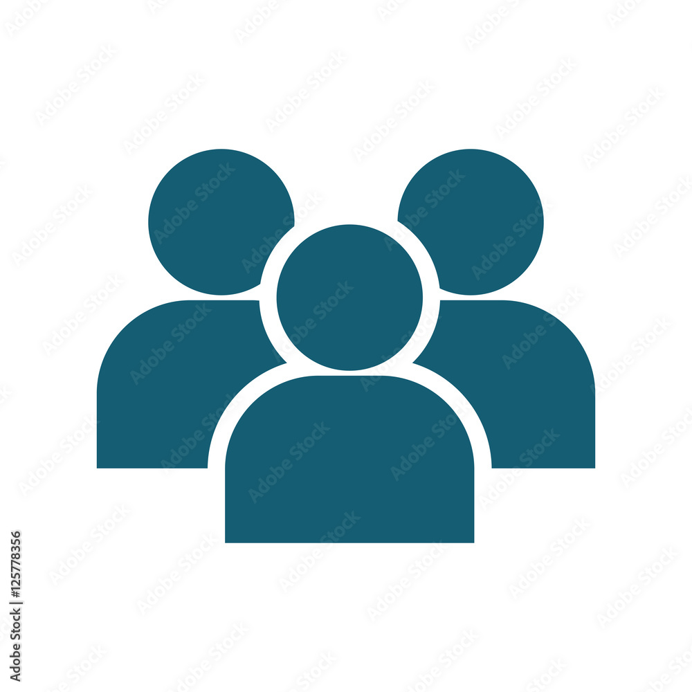 teamwork silhouette isolated icon vector illustration design