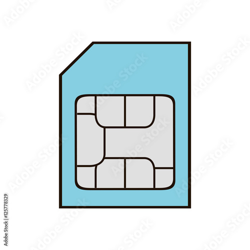 memory stick card isolated icon vector illustration design