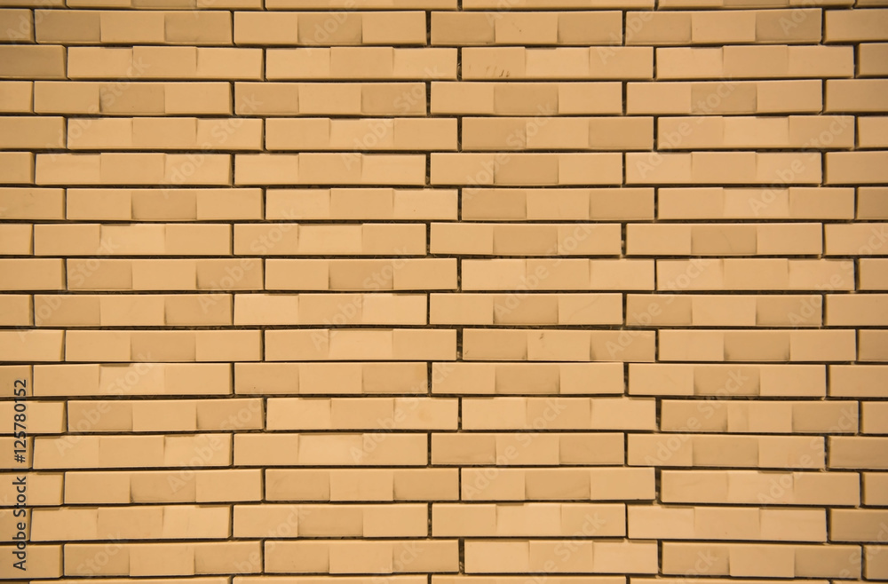 Orange Brick walls for wallpaper.  surface, texture