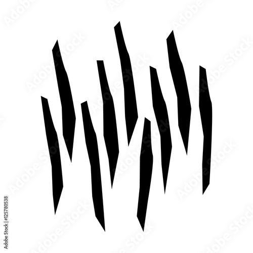 Wood pulp or wood fibers flat icon for apps and websites