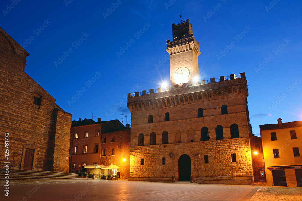 Palazzo Comunale,town hall in Montepulciano,Italy