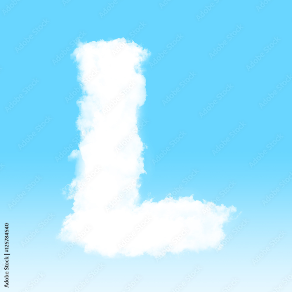 alphabet font cloudy alphabet font cloudy
