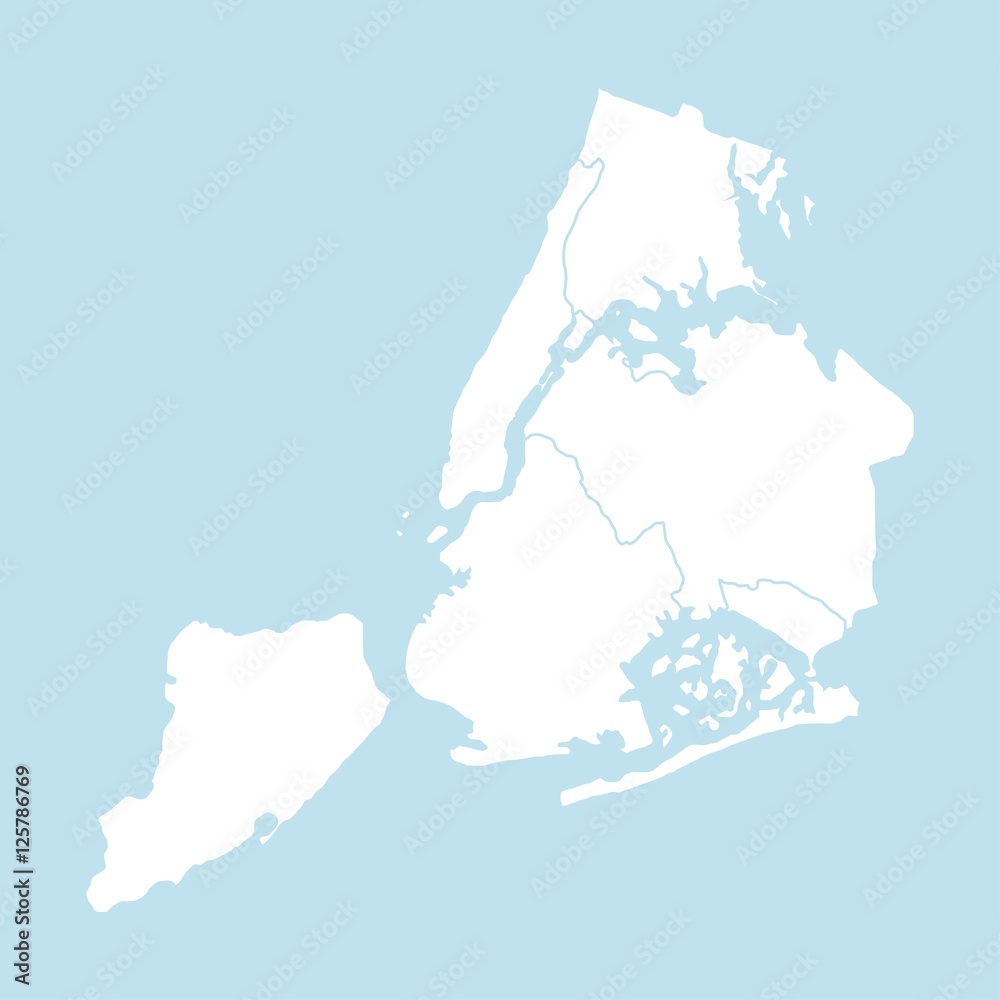 Fototapeta premium New York City map
