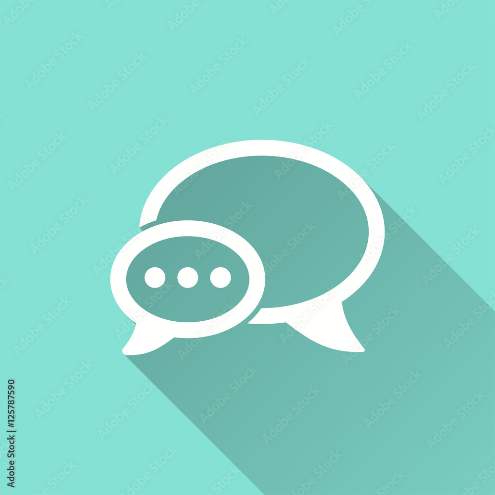 Obraz premium Chatting - vector icon.