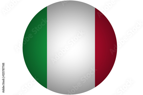 3D Italy flag ,Italy national flag illustration symbol.