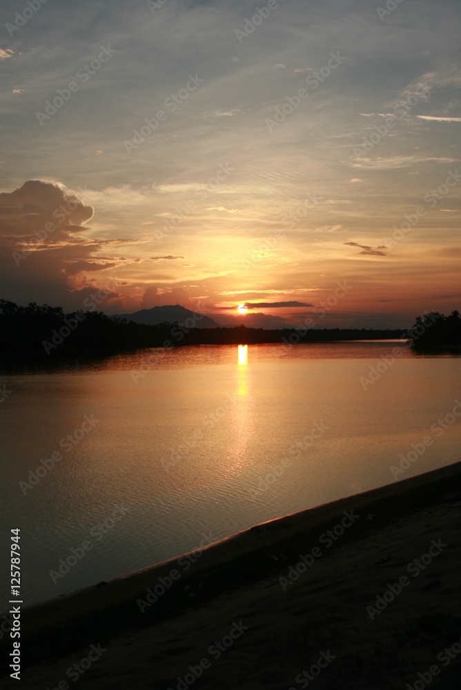 Sunset At Penarek Terengganu