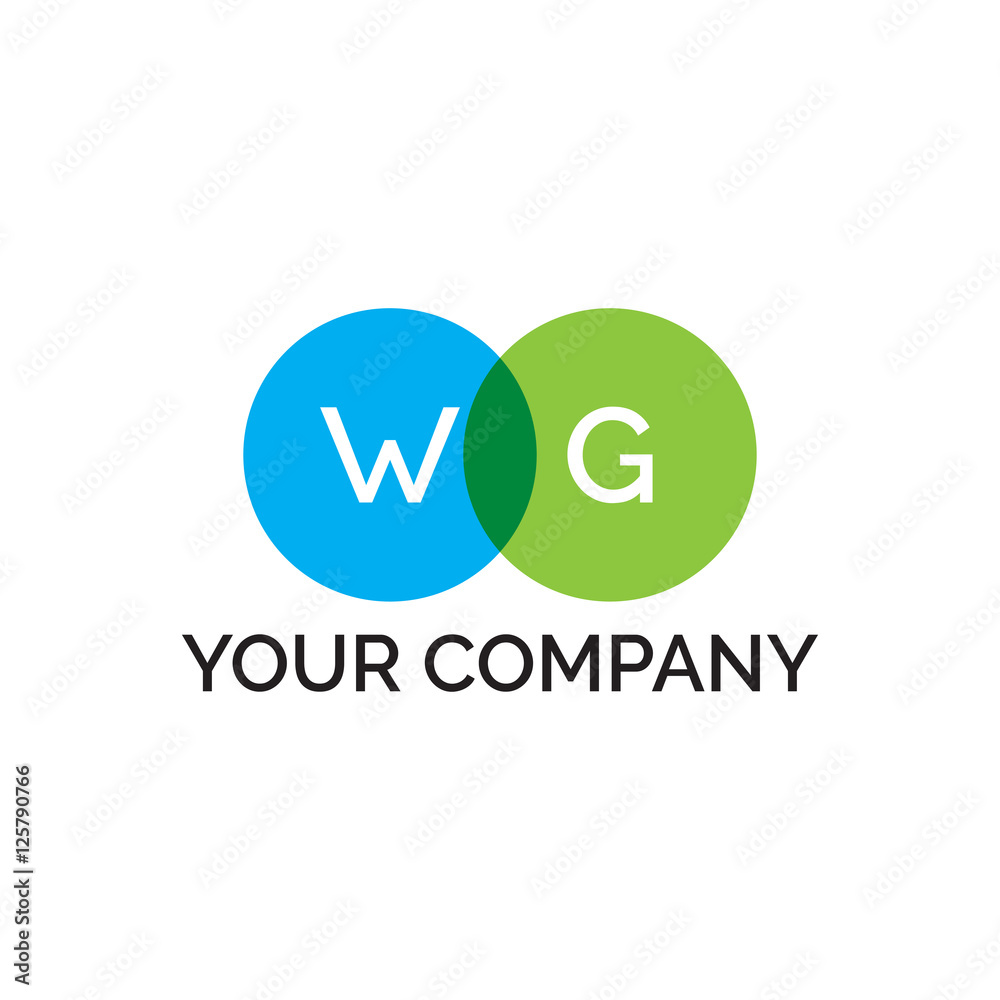 simple initial two circle simple initial two circle