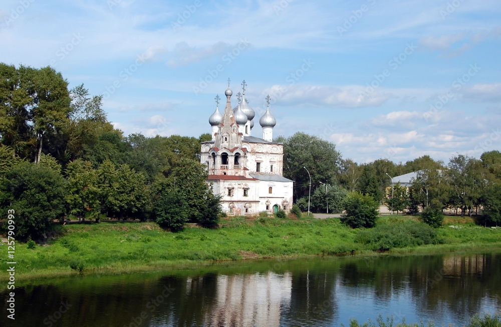 Vologda, Russia. Church of St. John Chrysostom. The church was built in XVII century