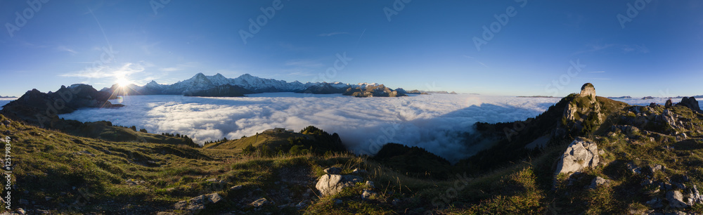 Schinigeplatte 360 Grad Nebel