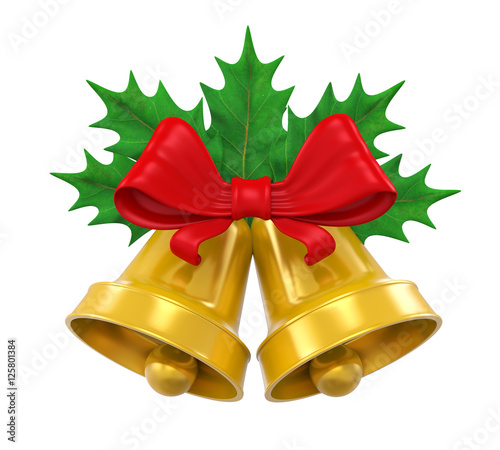 Golden Christmas Bells