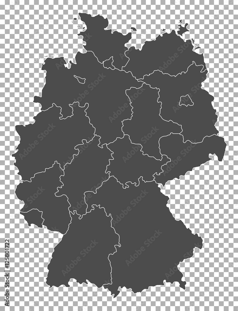 Deutschlandkarte - Deutschland - Landkarte