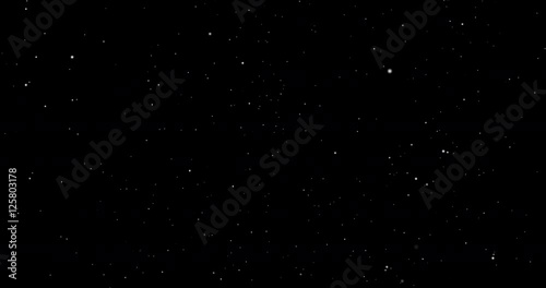 abstract dust particles on dark background loop seamless ready, light spot movement photo