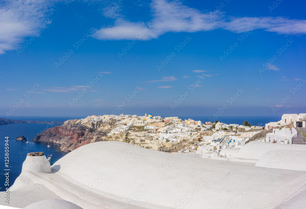 Fototapeta premium Oia in Santorini island Greece