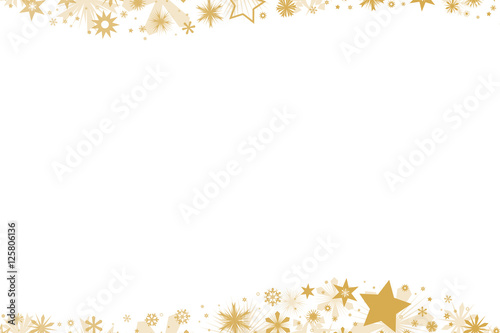 Weihnachtliche Dekoration Goldener Sternenschweif
