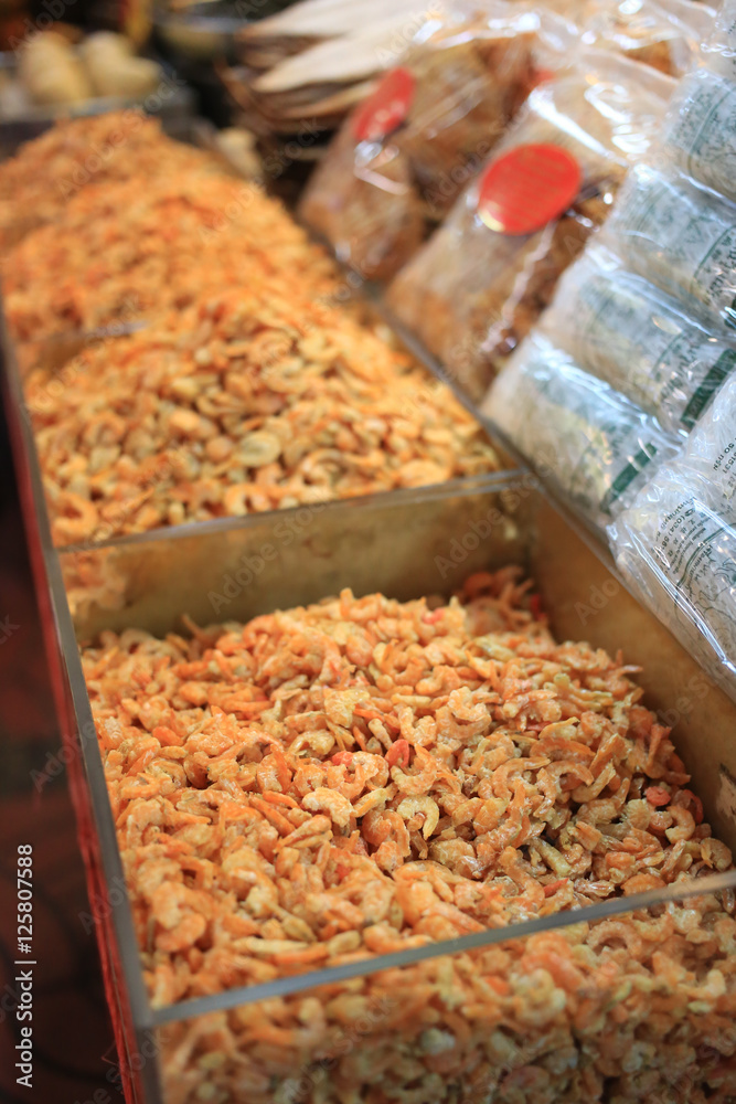 Dry Shrimp in market