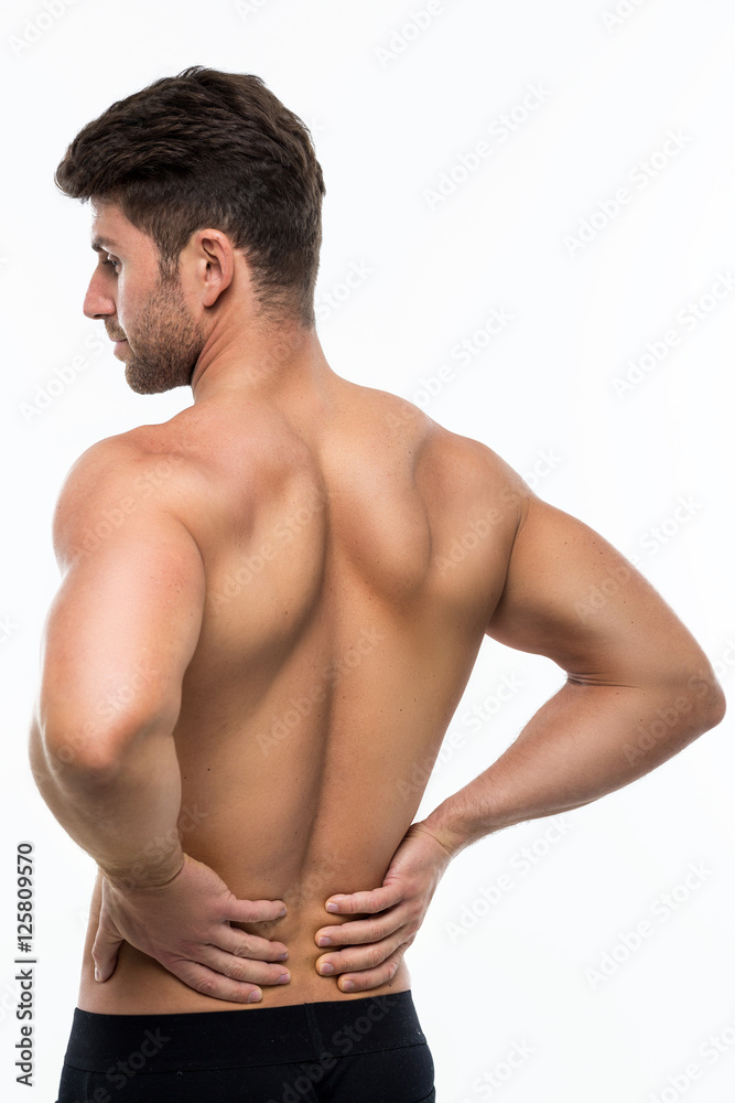 Man with back pain
