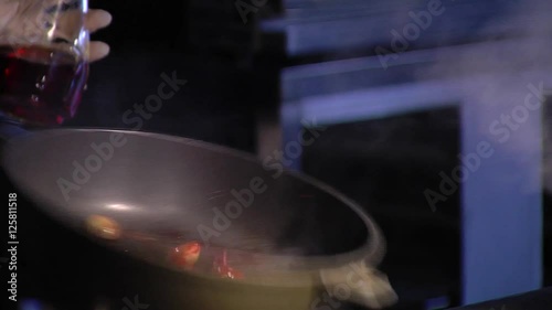 Pan with tomatoes