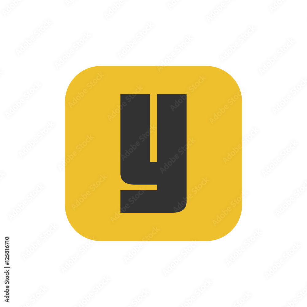 Letter Y vector, logo. Useful as branding symbol, identity, alphabet element, square app icon, clip art and illustration. Letter Y vector, logo. Useful as branding symbol, identity, alphabet element, square app icon, clip art and illustration.