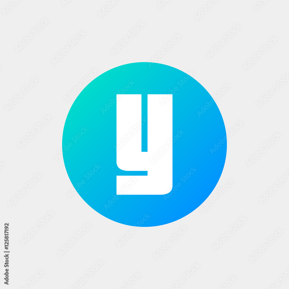 Letter Y vector, logo. Useful as branding symbol, identity, alphabet element, circle app icon, clip art and illustration. Letter Y vector, logo. Useful as branding symbol, identity, alphabet element, circle app icon, clip art and illustration.