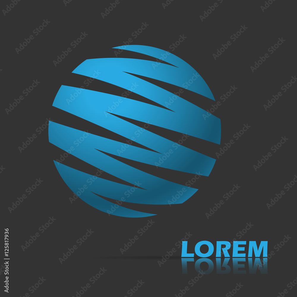 Globe logo design. Globe logo design.