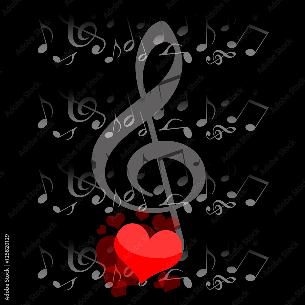 Fotografie Music and love