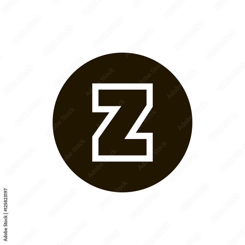 Letter Z vector, logo. Useful as branding symbol, identity, alphabet element, circle app icon, clip art and illustration. Letter Z vector, logo. Useful as branding symbol, identity, alphabet element, circle app icon, clip art and illustration.