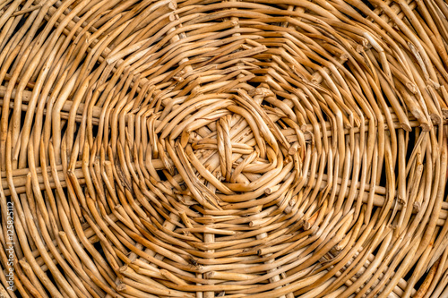 Wicker basket wood texture