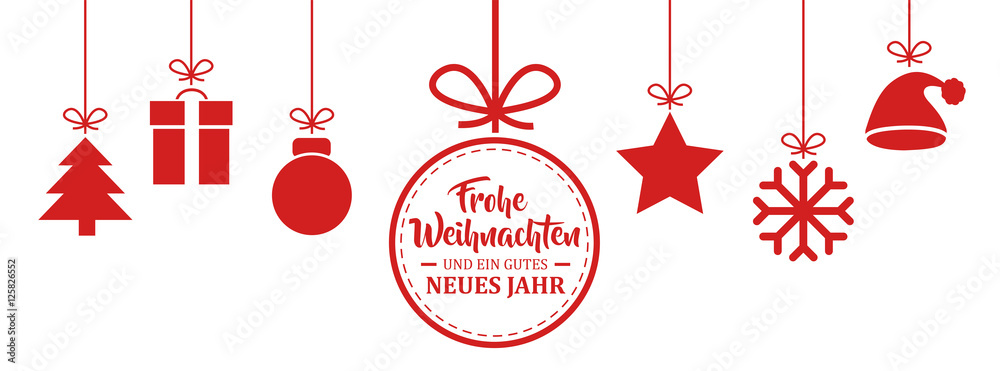 Frohe Weihnachten und ein gutes neues Jahr