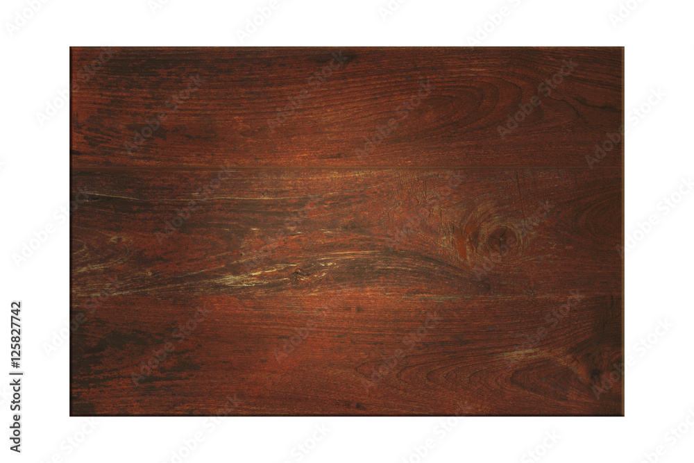 wood brown grain texture, dark wood wall background, top view of