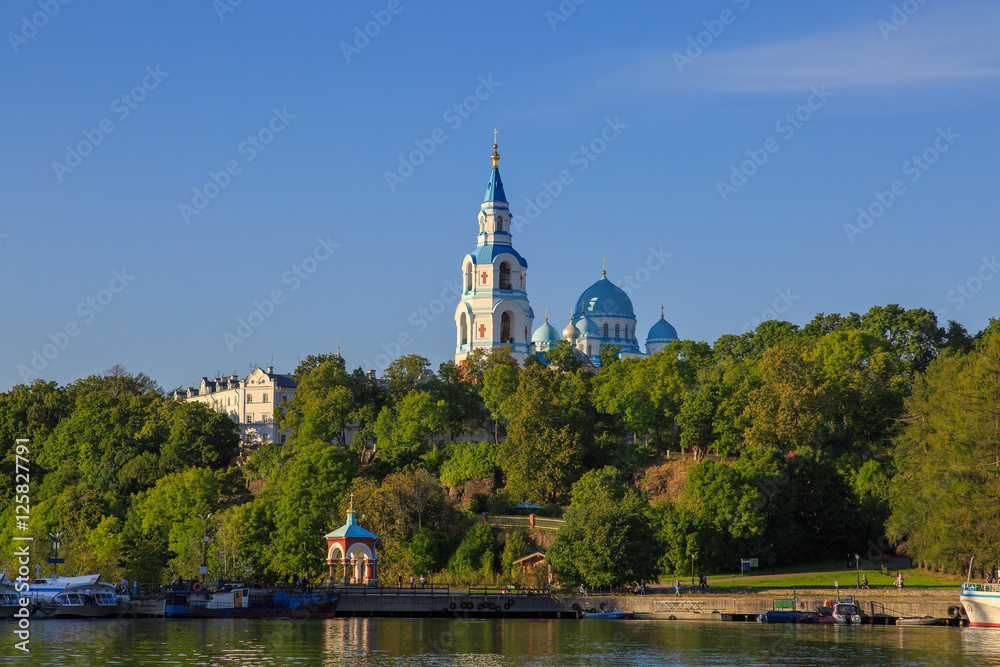 View of the Spaso-Preobrazhensky monastery. Valaam, Karelia View of the Spaso-Preobrazhensky monastery. Valaam, Karelia