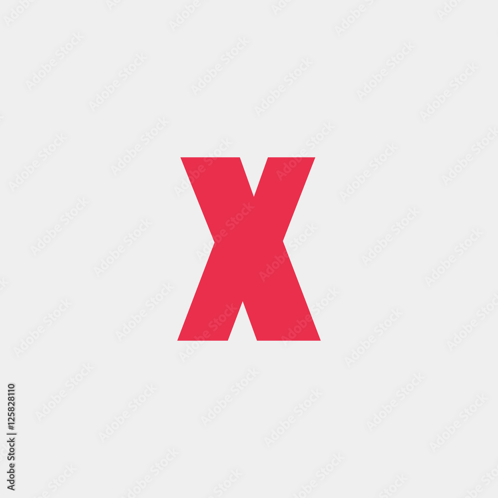 Letter X vector, logo. Useful as branding symbol, corporate identity, alphabet element, app icon, clip art and illustration. Letter X vector, logo. Useful as branding symbol, corporate identity, alphabet element, app icon, clip art and illustration.