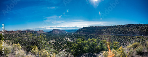 Foto From Los Alamos looking toward the Rio Grande Valley