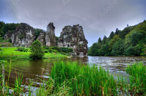 Am See Externsteine Teuteburger Wald  photo