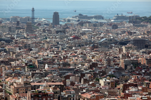 Aerial view Barcelona, Spain © konstantant