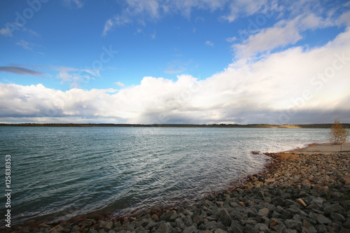 Neuseenland - Der Störmthaler See bei Leipzig im Herbst