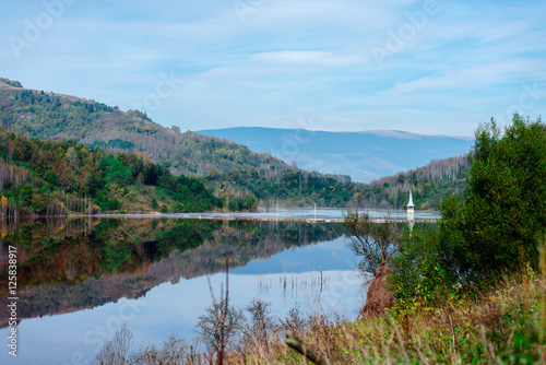 pollution lake with residuals cooper mine