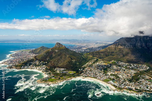 Cape Town and the 12 Apostels from above