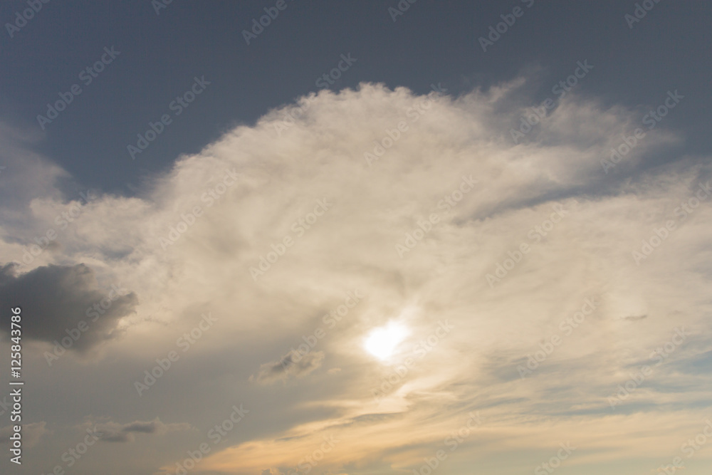 Soft white clouds against blue sky background. Soft white clouds against blue sky background.