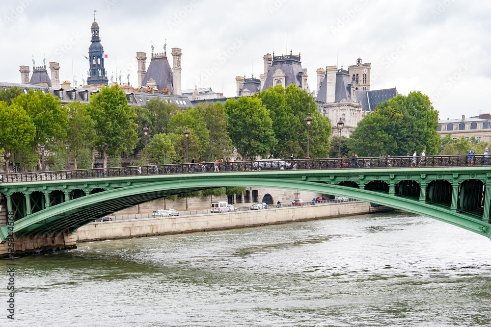 PARIS, FRANCE, APRIL 22, 2016. Bridge of Notre Dame