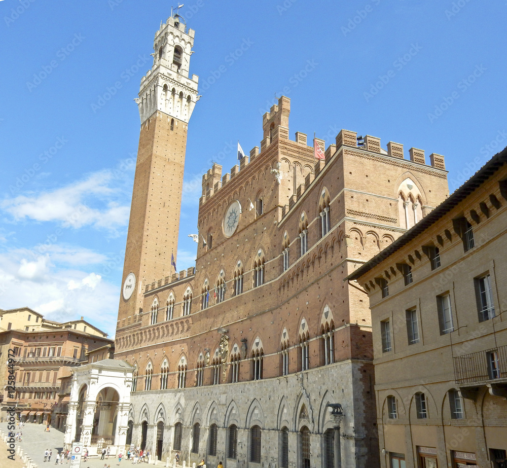 Panoramica Ayuntamiento Siena