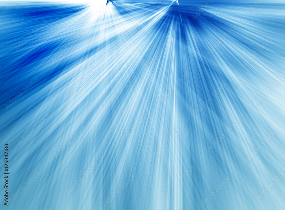 Blue and white starburst background Blue and white starburst background