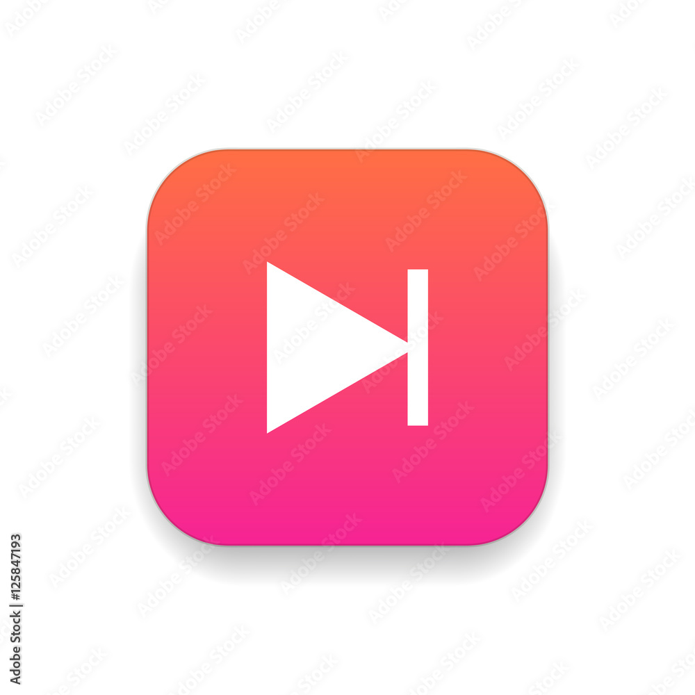 Next track icon vector, clip art. Also useful as logo, square app icon, web UI element, symbol, graphic image, transparent silhouette and illustration. Next track icon vector, clip art. Also useful as logo, square app icon, web UI element, symbol, graphic image, transparent silhouette and illustration.