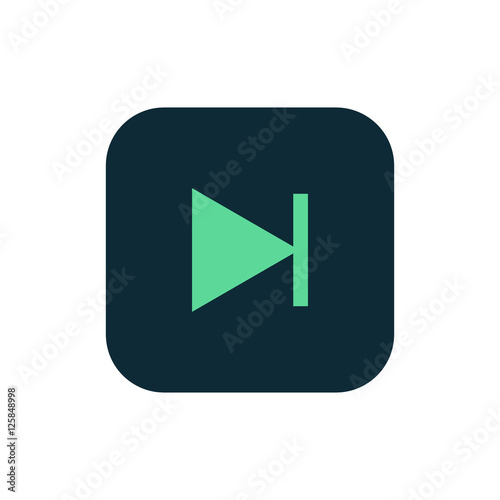 Free Download Next track icon vector, clip art. Also useful as logo, square app icon, web UI element, symbol, graphic image, transparent silhouette and illustration. - GFXLoad