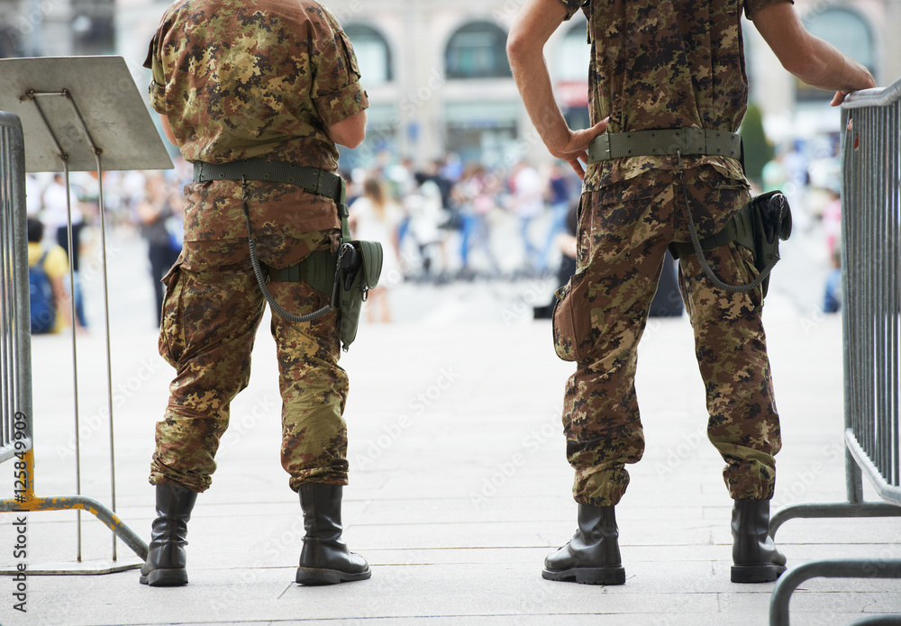 city safety. military police in the street city safety. military police in the street